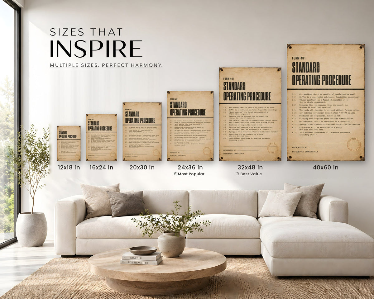 ART-000023 — sizes chart