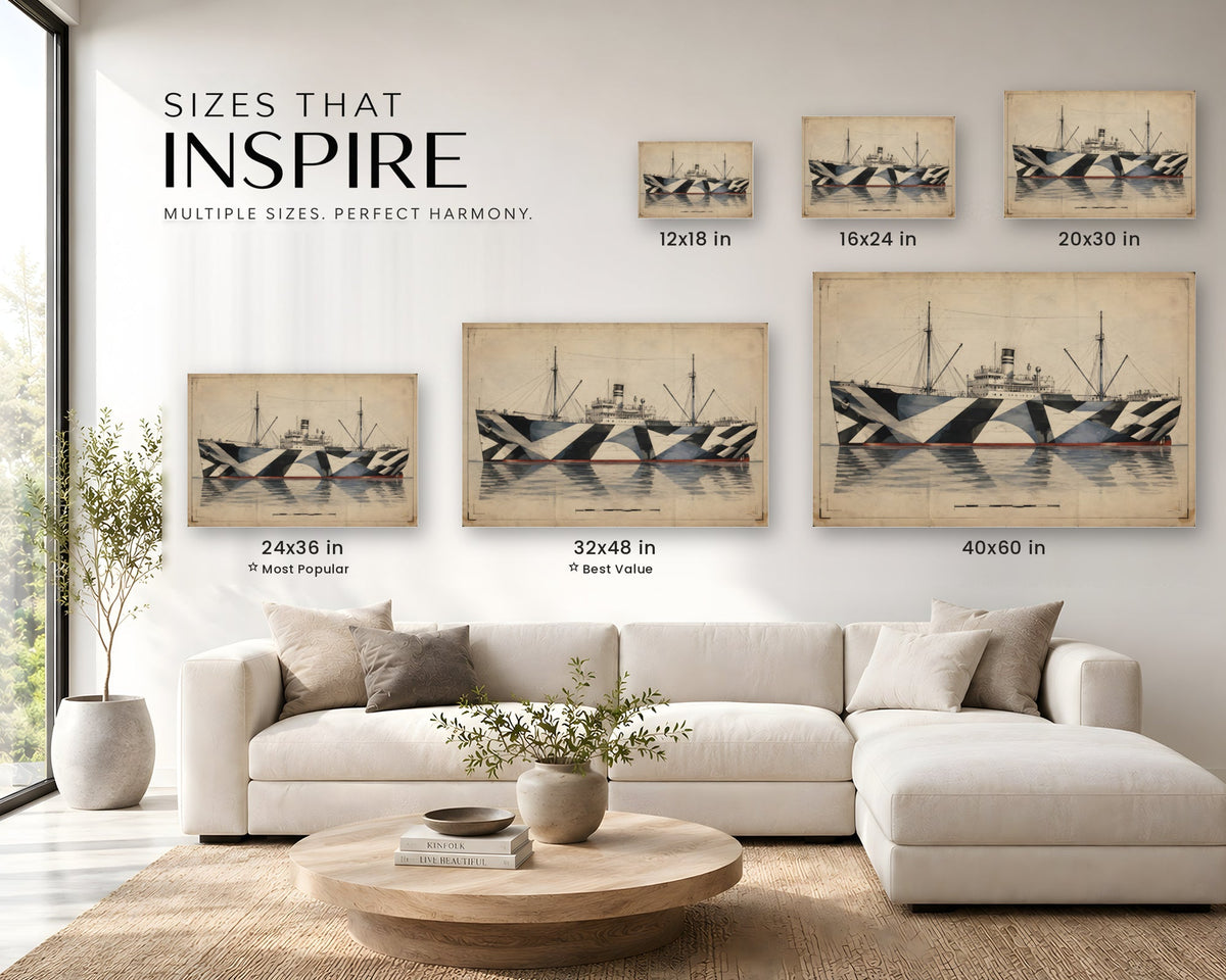 ART-000070 — sizes chart