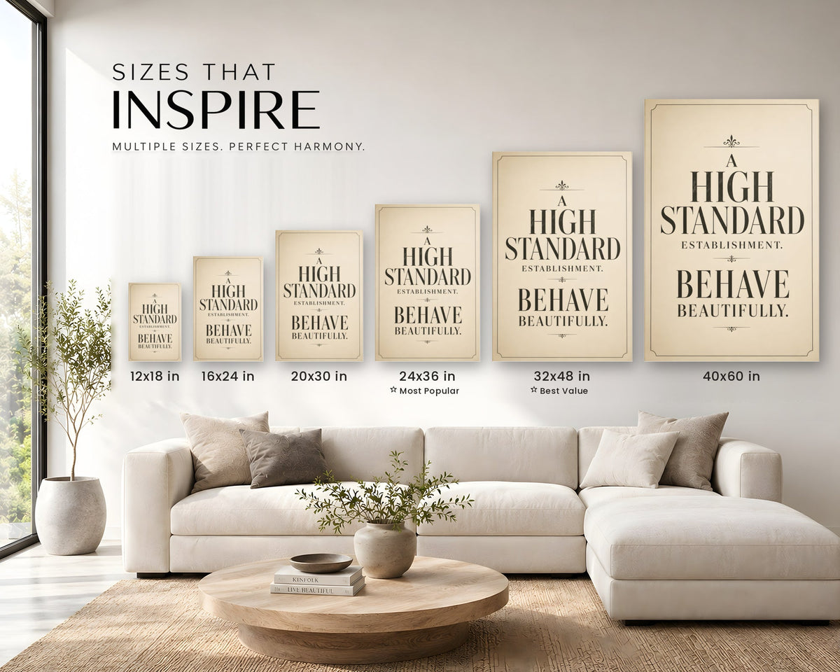 ART-000442 — sizes chart
